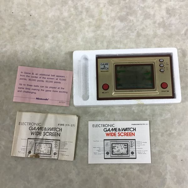 パラシュート ゲームウォッチ Yahoo!オークション ～ゲームウオッチ全