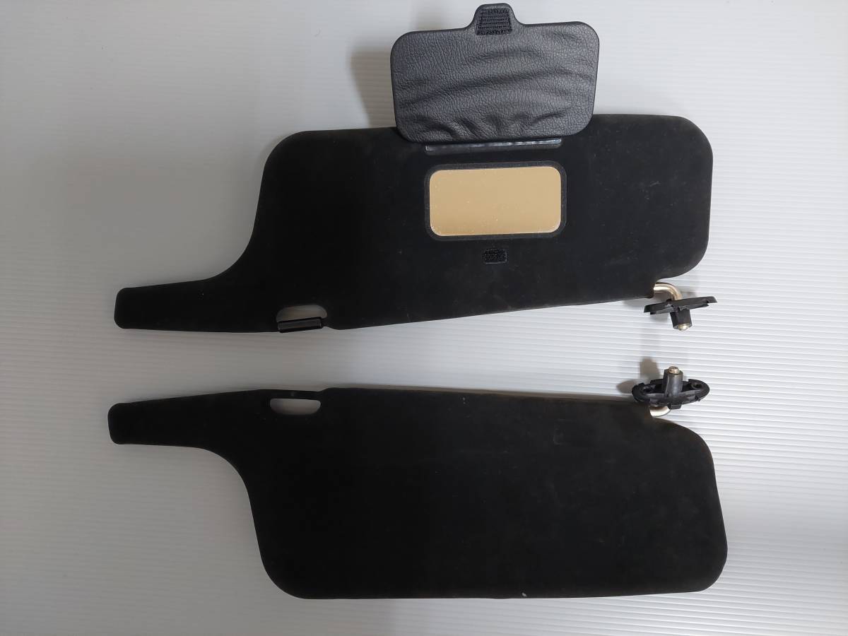RX-7 FD3S 純正 サンバイザー 左右セット エッジポケット、2型以前の  