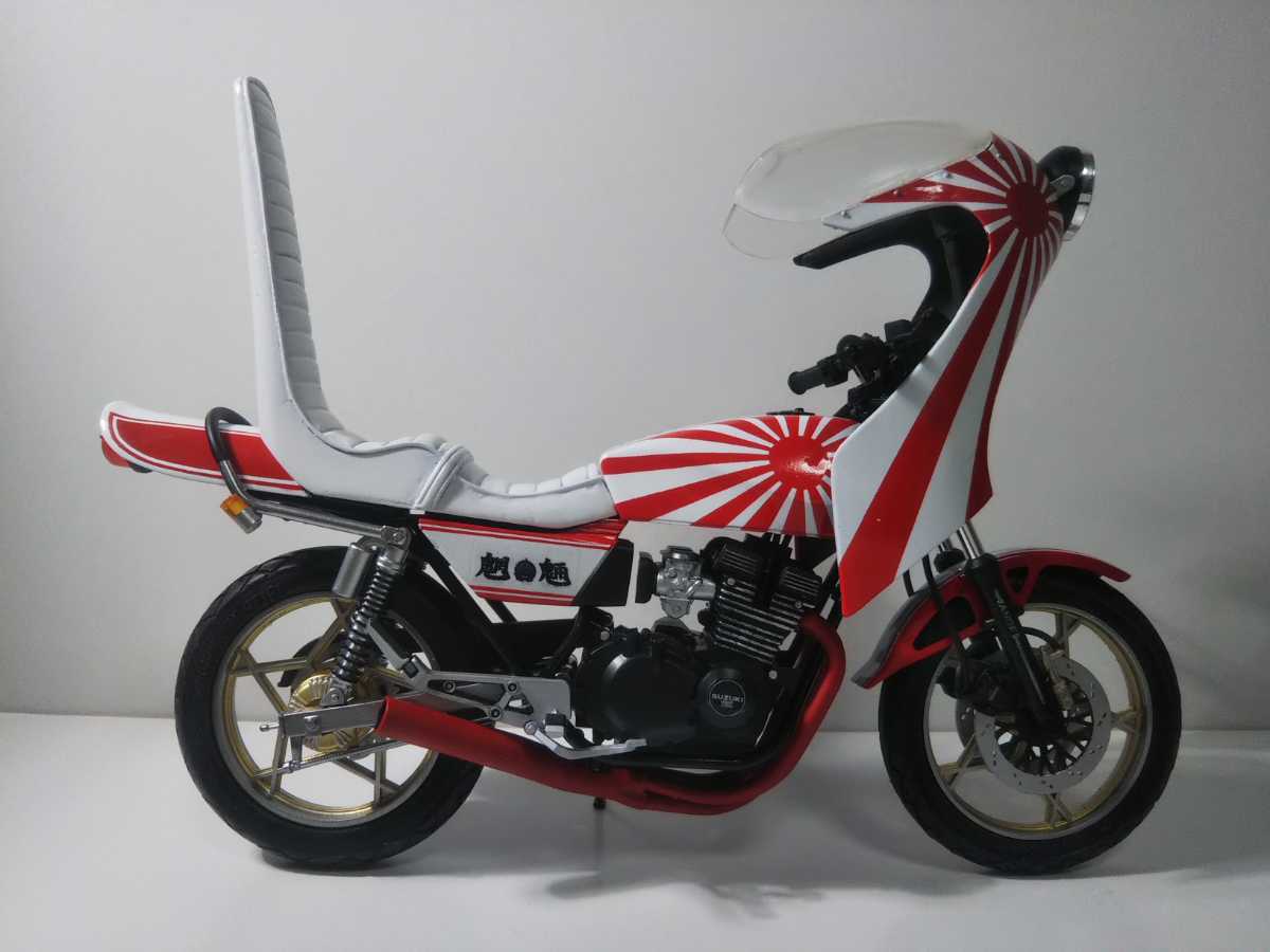アオシマ プラモデル 1/12 GSX400FS インパルス 特攻の拓 魍魎 一条