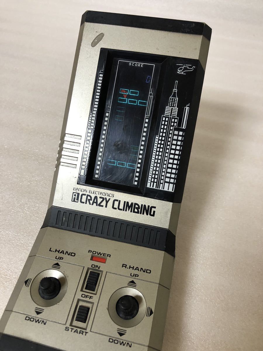 動作品 電子LSI クレイジークライミング 【昭和 レトロ 当時物