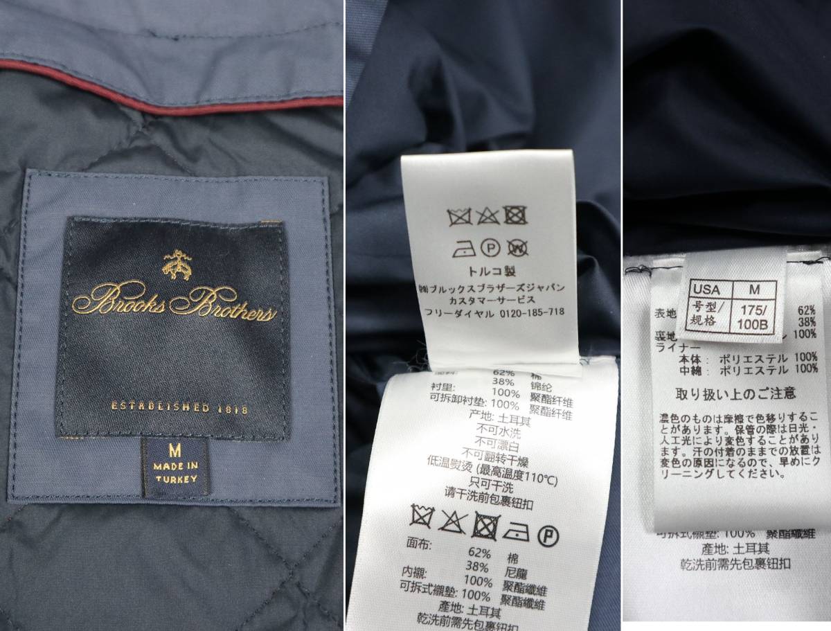 美品☆ブルックスブラザーズ Thermoreライナー付きコート/Mサイズ
