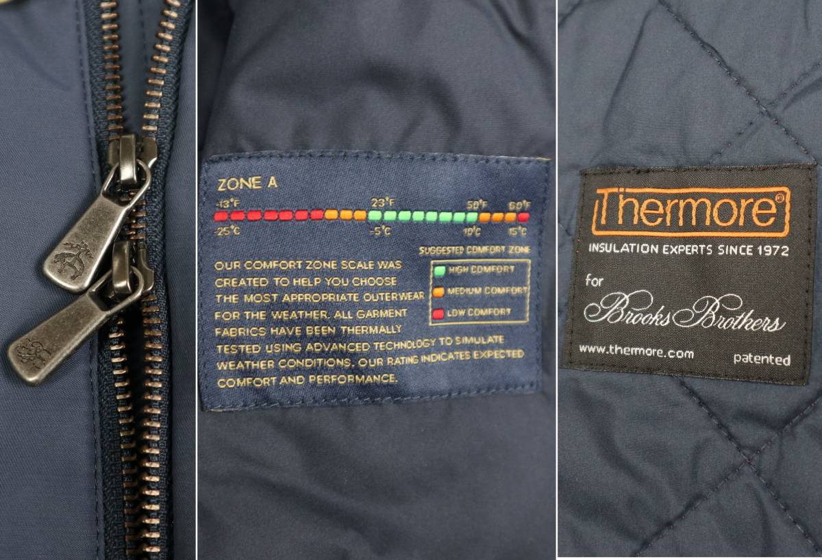 美品☆ブルックスブラザーズ Thermoreライナー付きコート/Mサイズ