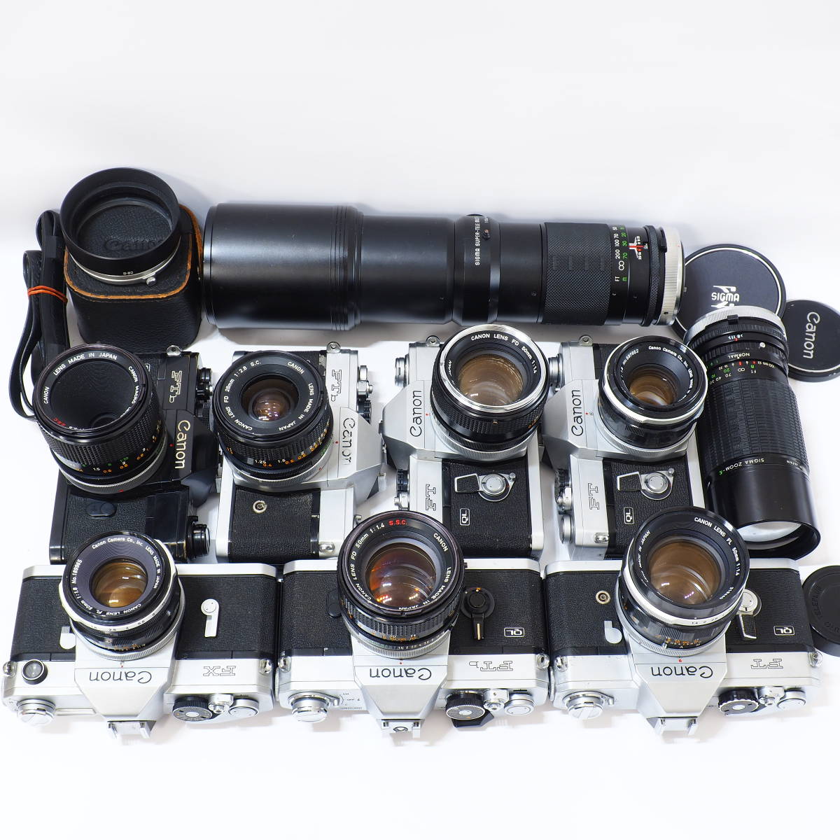 Canon FD FL レンズ 3本セット Canon FD FL Mount ジャンク