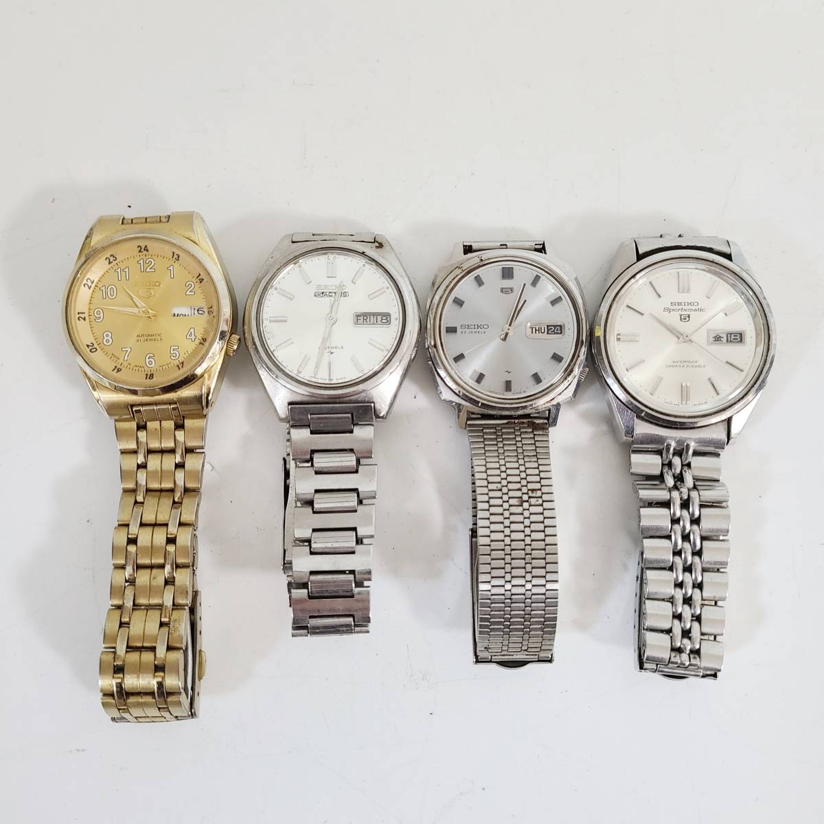 B】 SEIKO セイコー 5 / 4点 まとめて / 7S26-02C0/ 7019-8010/ 6619  