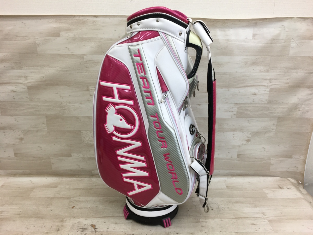 〇横浜店〇【ゴルフ】HONMA ゴルフバッグ TEAM TOUR WORLD ホワイト