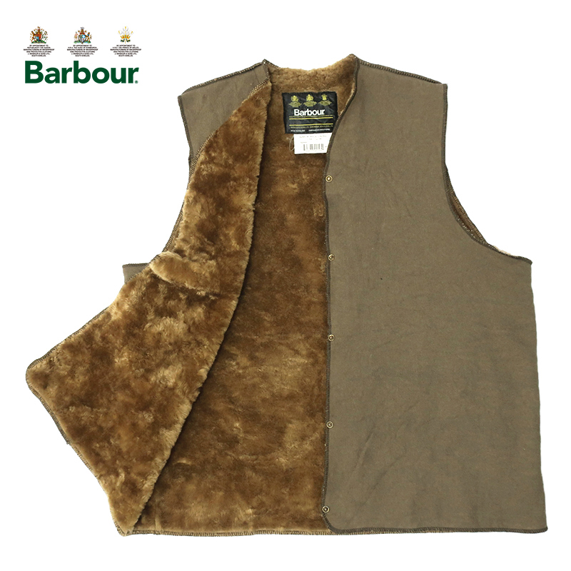 90s Barbour バブアー A295 ACRYLIC LINNING/インナーベスト/ライナー 
