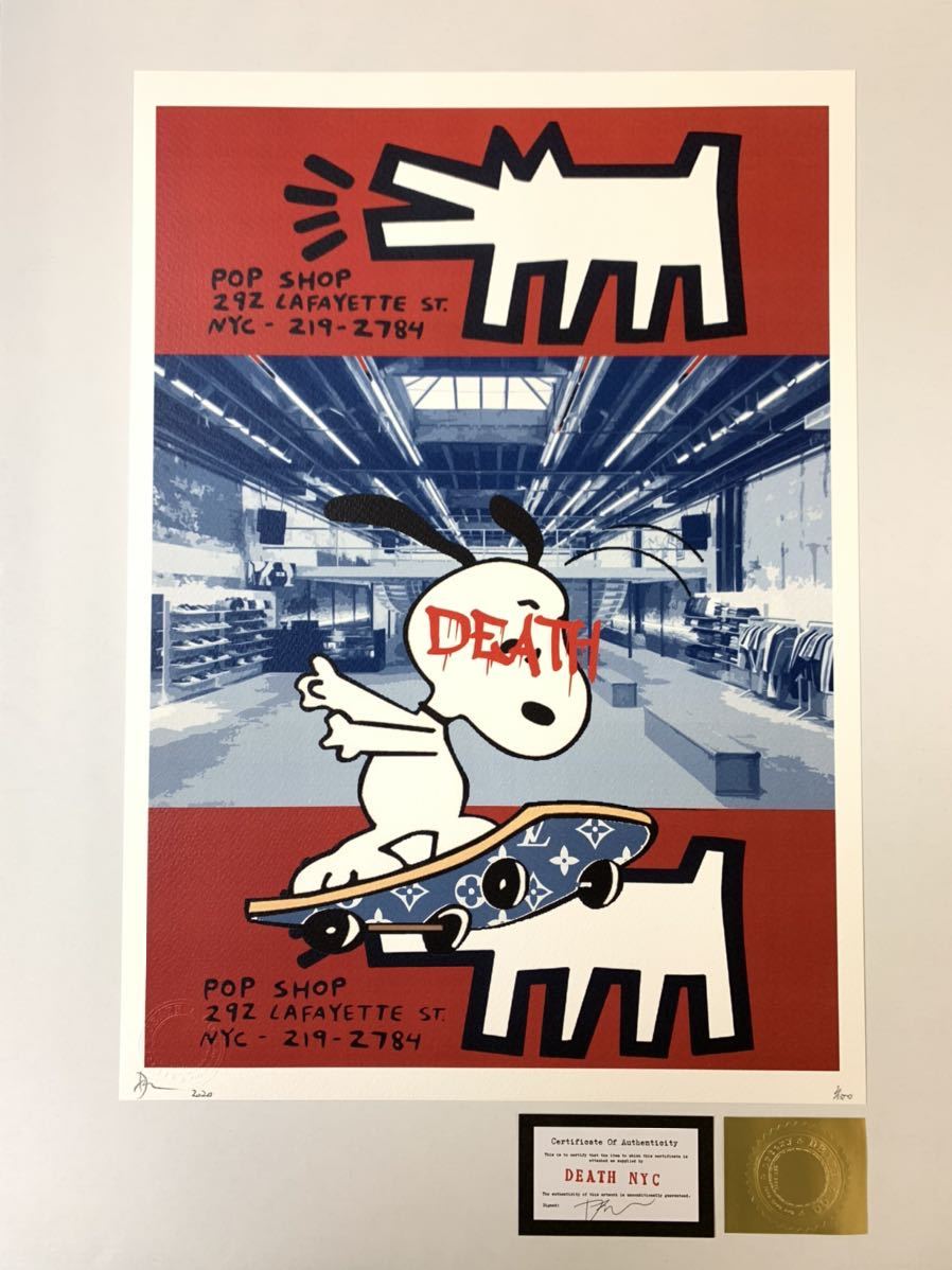 Death Nyc ポスター 検索 Snoopy スヌーピー アートポスター ポップアート キースへリング Pop Shop ルイヴィトン その他 売買されたオークション情報 Yahooの商品情報をアーカイブ公開 オークファン Aucfan Com