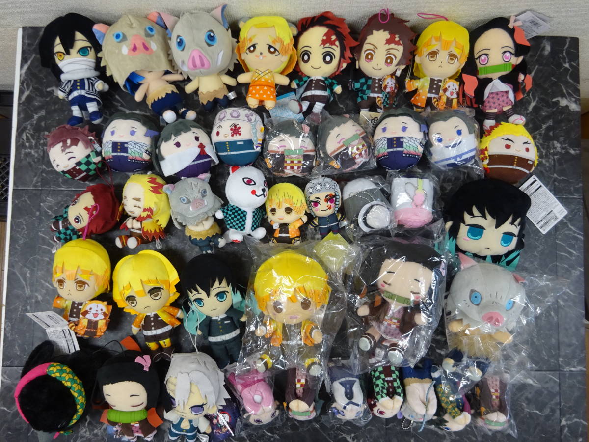 鬼滅の刃 マスコット ぬいぐるみ まとめセット ふわコロりん Chibiぬいぐるみ ちょこのっこ 他 伊之助 禰豆子 炭治郎 善逸 義勇 他 キャラクター 売買されたオークション情報 Yahooの商品情報をアーカイブ公開 オークファン Aucfan Com