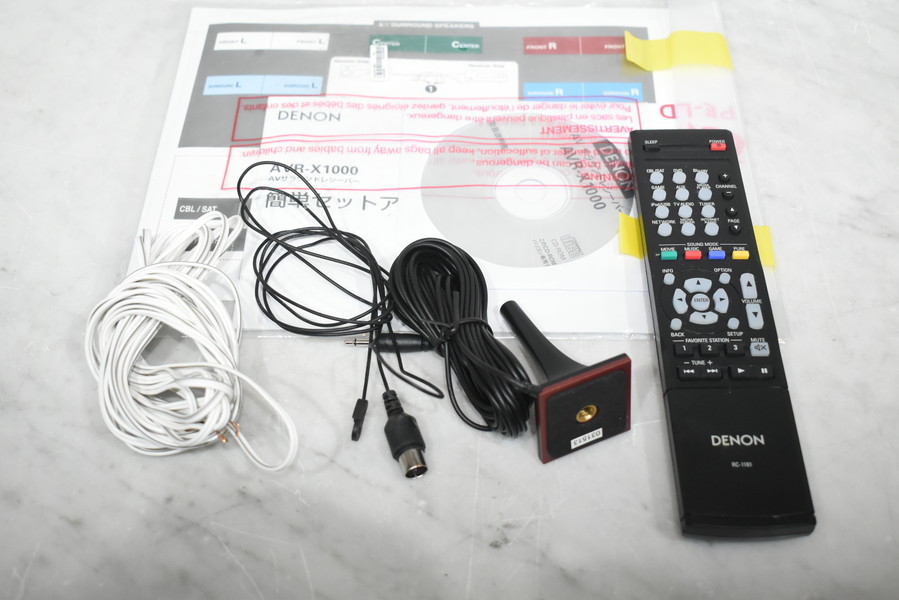 DENON デノン AVアンプ AVR-X1000 【公式通販】 DENON デノン AVアンプ AVR-X1000 【公式通販】