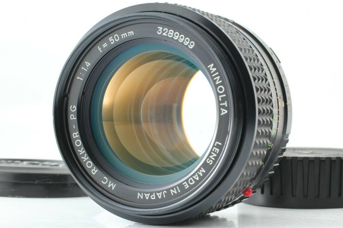 Minolta MC ROKKOR-PG 50mm F1.4 ミノルタ マニュアルレンズ フィルムカメラ #586