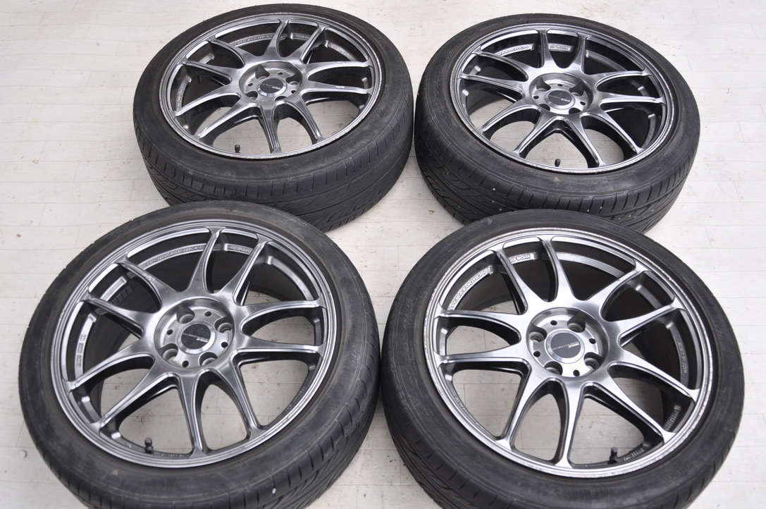 work EMOTION Kiwami 17×7j+47 PCD100/4H 195/40R17 4本 グッドイヤー