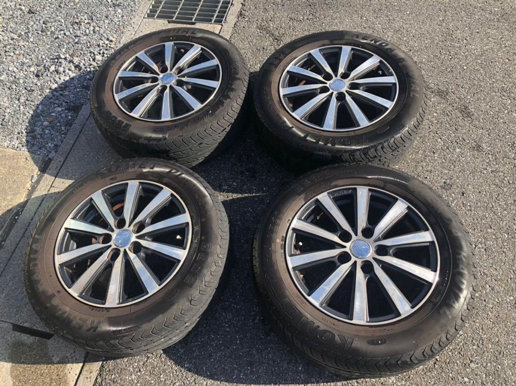 タイヤ・ホイール takky195/65R15 195/65R15 195-65-15 タイヤ ホイール 4本セット 6J-15 5H 114.3 ENKEI