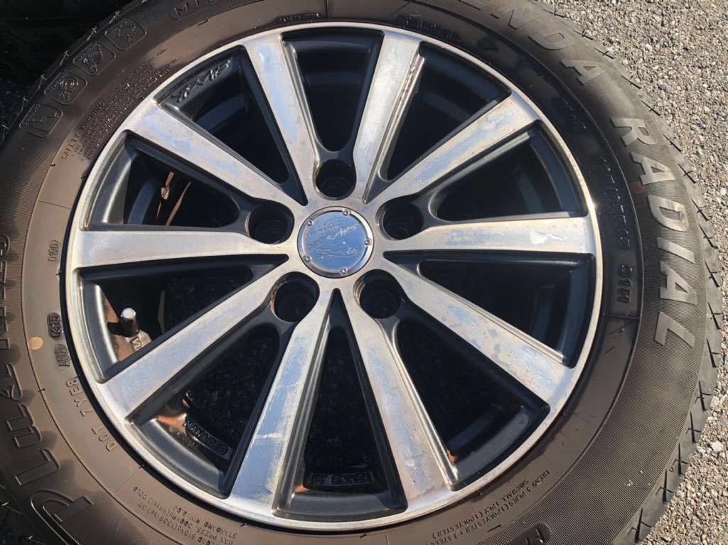 195/65R15 195-65-15 タイヤ ホイール 4本セット 6J-15 5H 114.3 ENKEI 
