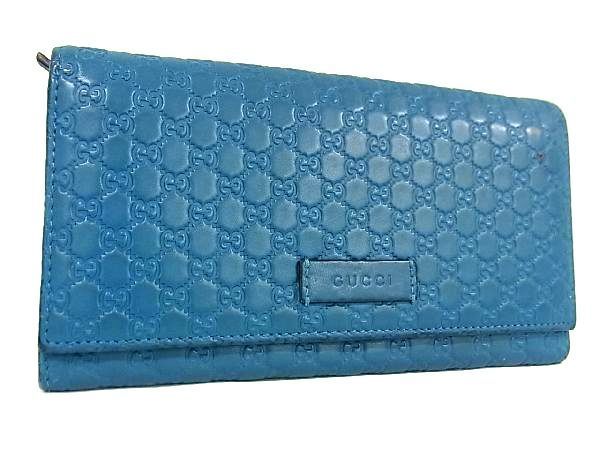 1円 □美品□ GUCCI グッチ 449396 496334 マイクログッチシマ レザー 