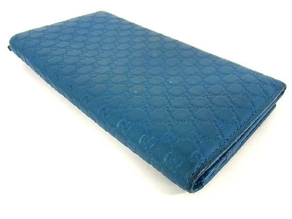 1円 □美品□ GUCCI グッチ 449396 496334 マイクログッチシマ レザー 