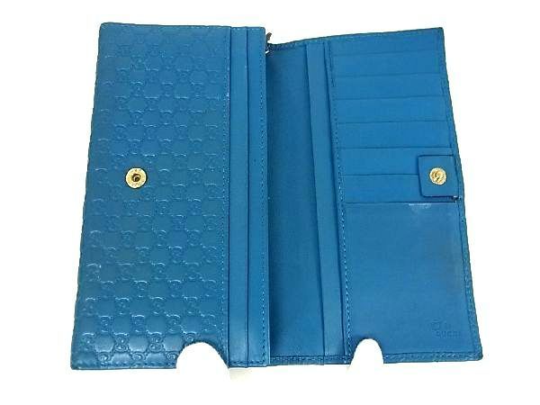 1円 □美品□ GUCCI グッチ 449396 496334 マイクログッチシマ レザー 