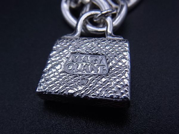 MARY QUANT シルバーブレスレット　ヴィンテージ　希少 1円 □極美品□ MARY QUANT マリークワント 925 ブレスレット バッグ