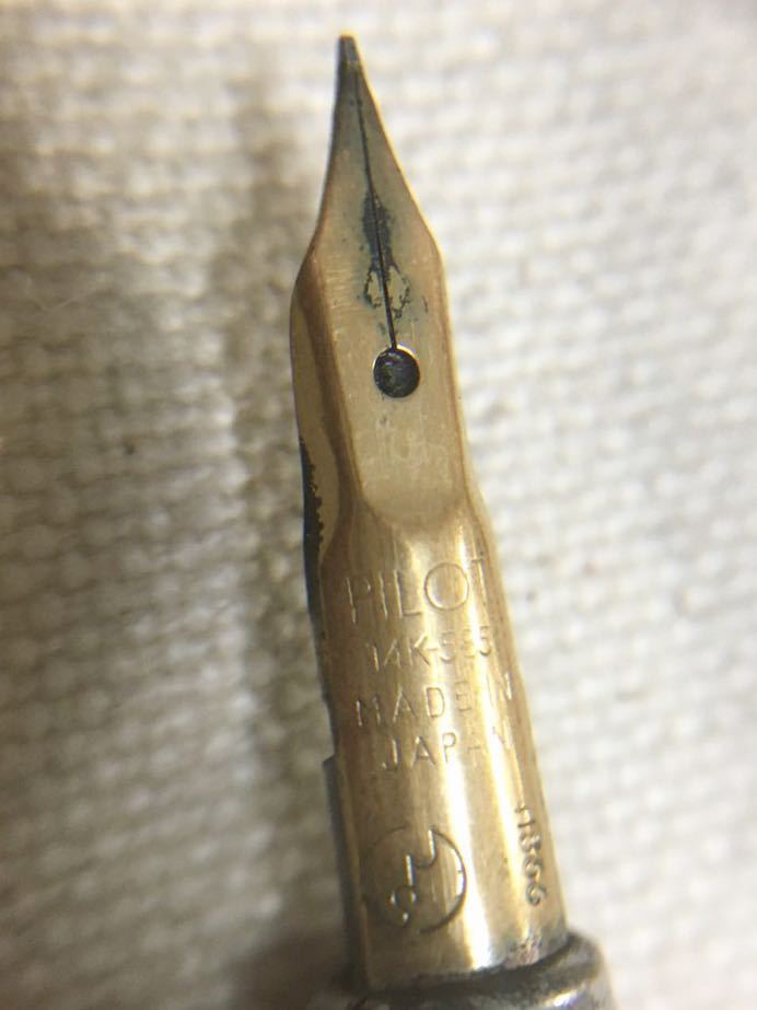 K14】PILOT K14 2本 万年筆まとめ売り 14K 貴金属 文房具 万年筆