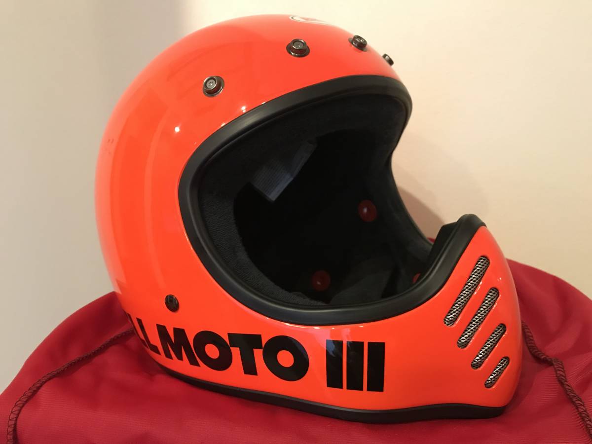 BELL Helmet Classic MOTO3 Flo Orange SizeM ベルヘルメット 