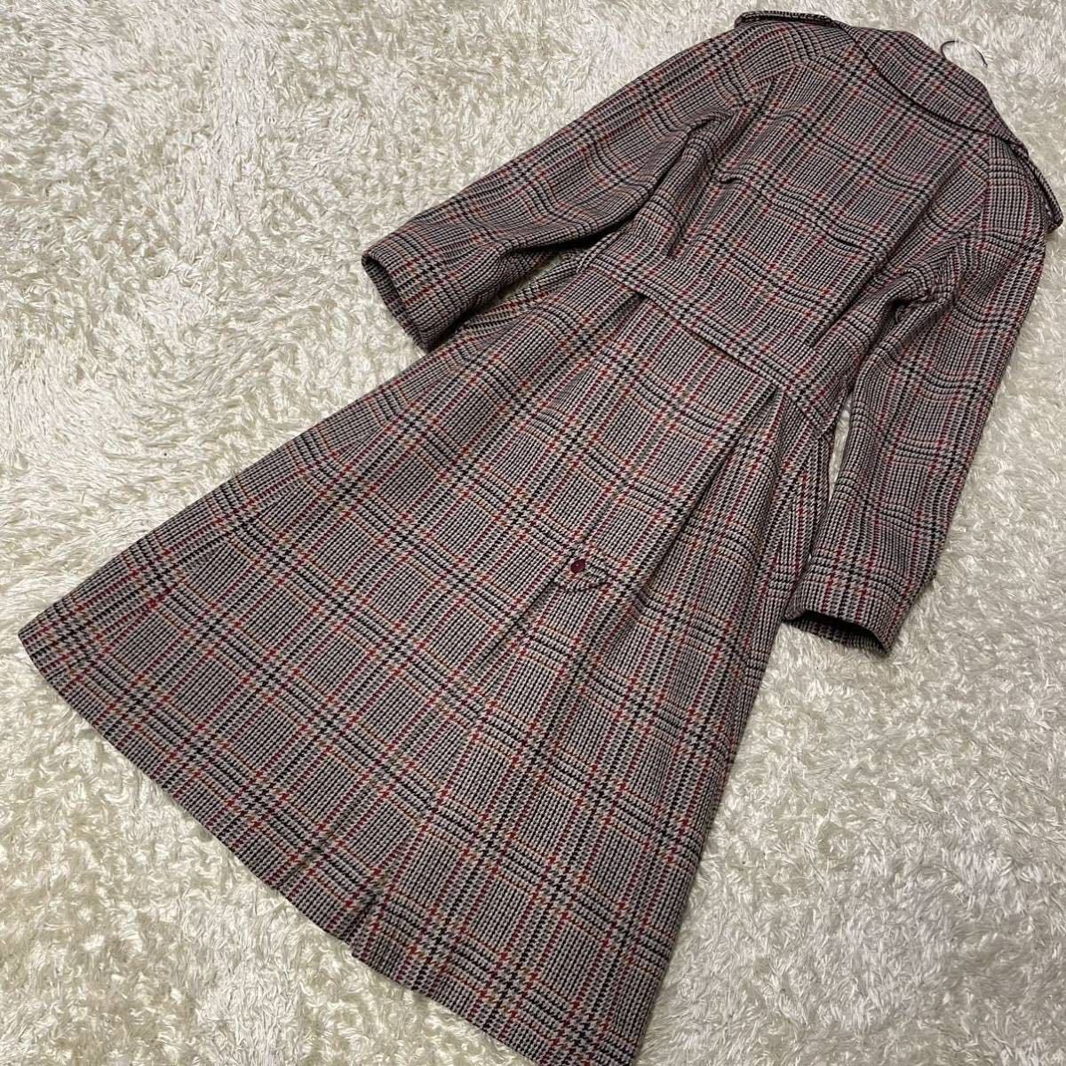 1円【極稀品】SCOTTISH SAXONY バーバリー 別注 トレンチコート ロング 