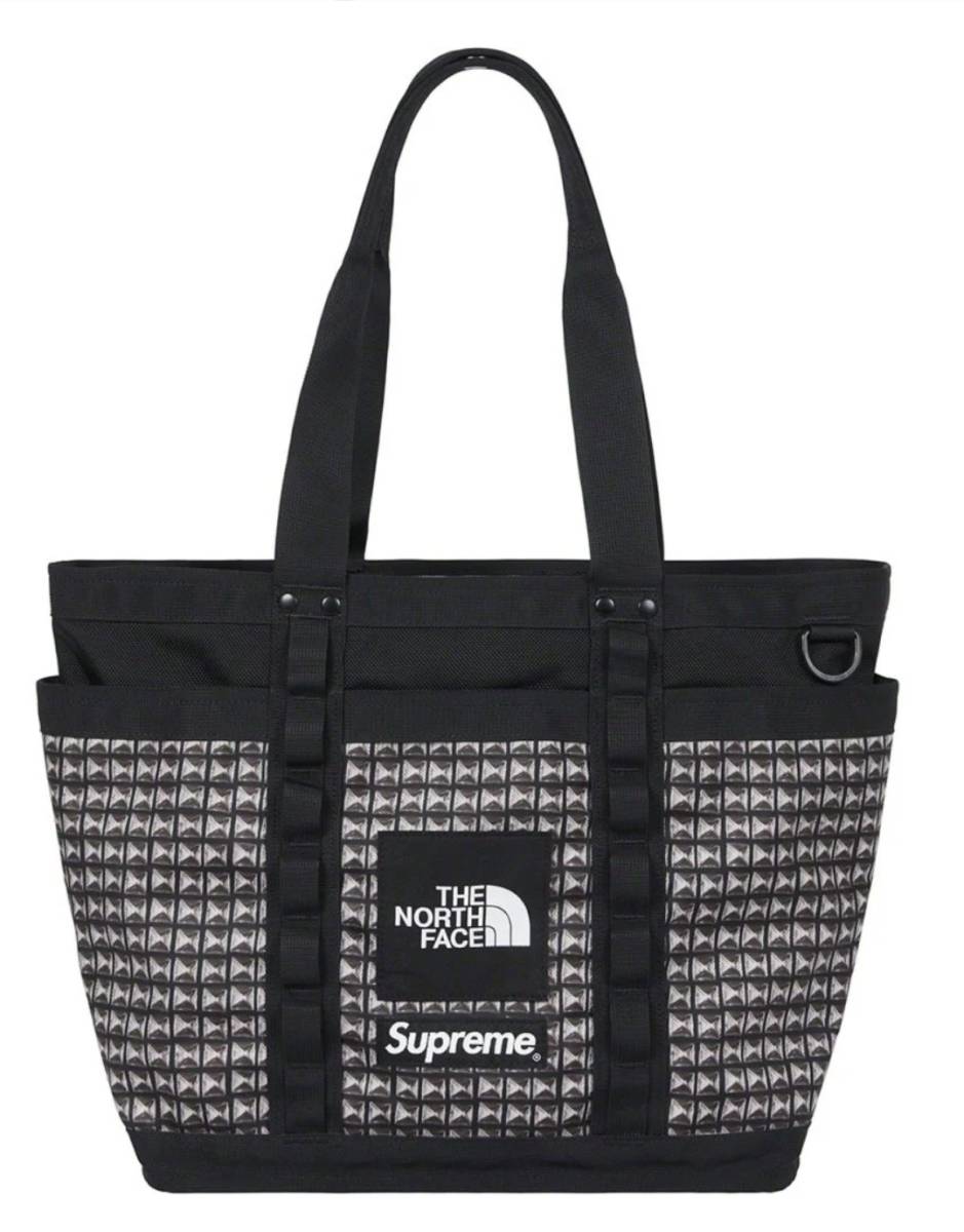 豊富な，人気SALE SUPREME &times; THE NORTH FACEコラボレーション / TNF Studded Explore Utility Tote / Black / size 17L(かばん、バッグ)｜売買されたオークション情報、yahooの商品情報をアーカイブ公開 - オークファン かばん、バッグ