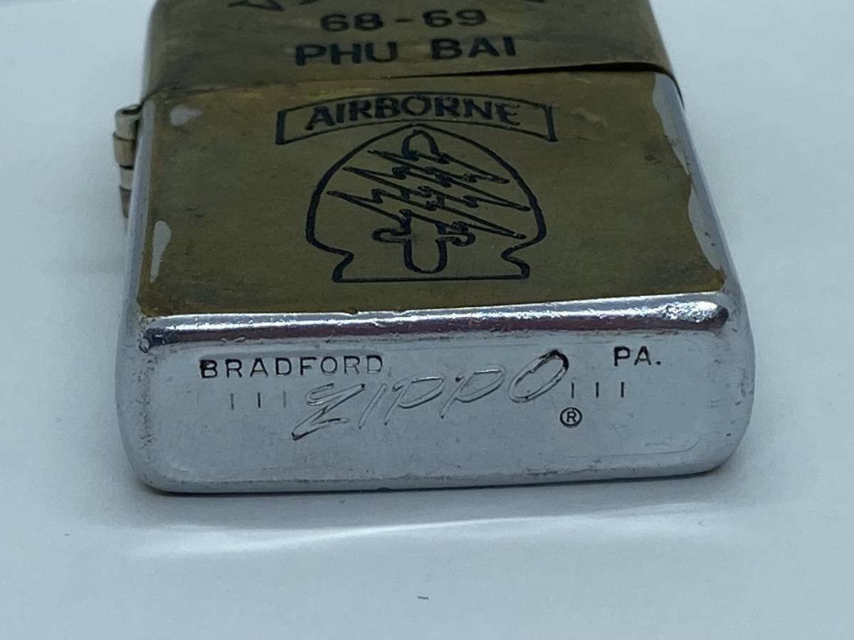 人気柄】中身新品 本物 1968年製 zippo VIET NAM ベトナムジッポ 