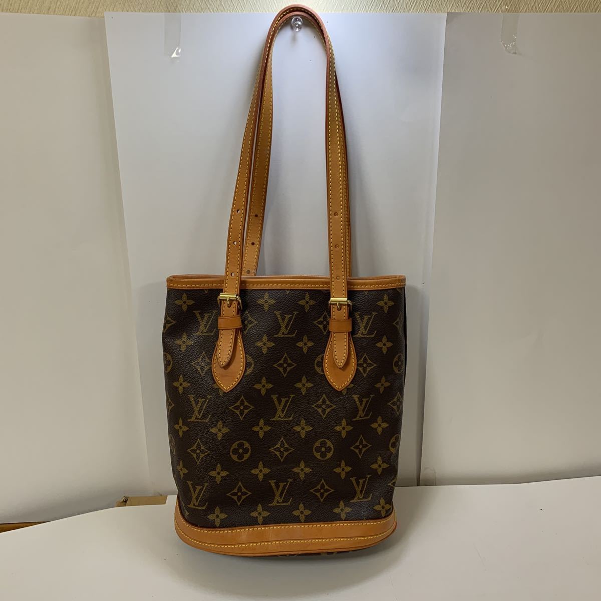 1円】ルイ・ヴィトン Louis Vuitton プチ バケット PM バケツ型 