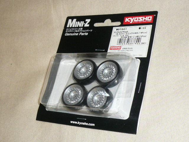 京商 ミニッツ AWD ホイール ドリフトタイヤ付 (MDT001 8.5mm