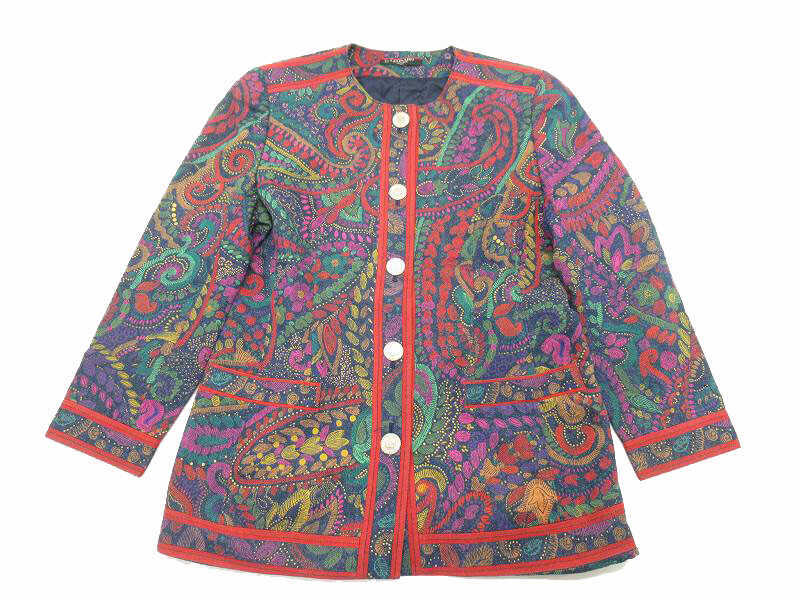 最新作，限定セール 1円 レオナール レディース シルク ジャケット size11AR マルチカラー BH337(女性用)｜売買されたオークション情報、yahooの商品情報をアーカイブ公開 - オークファン 女性用