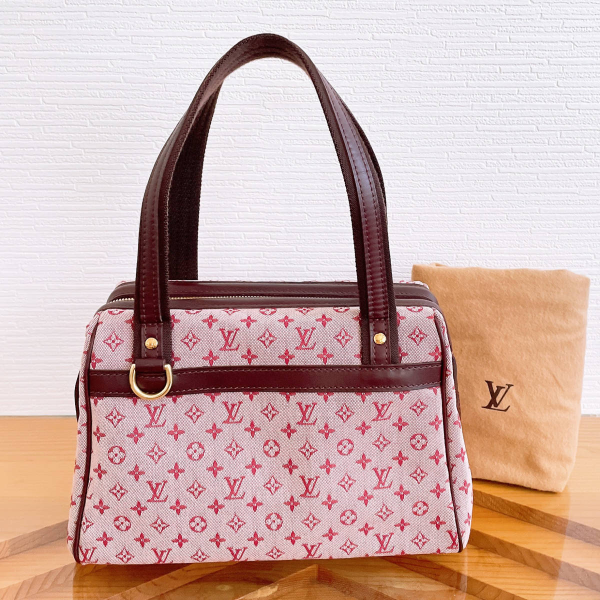 ☆LOUIS VUITTON ルイヴィトン モノグラム ミニ ジョセフィーヌPM