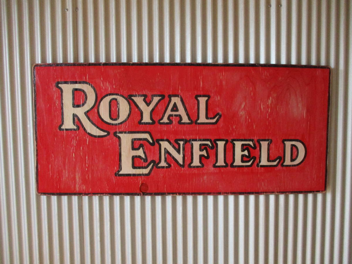  ビンテージサイン木製看板 検 ROYALENFIELDロイヤルエンフィールドアドバタイジングガレージカスタムBSA英国車販促企業物UK50s60s70s(オートバイ)｜売買されたオークション情報、yahooの商品情報 オートバイ