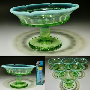 氷コップ 大正和ガラス乳白暈しなつめ型黒脚 氷コップのYahoo