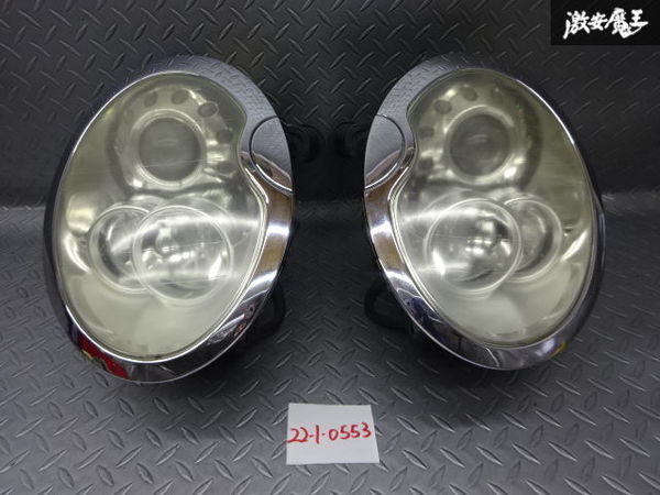 BMW 純正 GH-RA16 R50 ミニクーパー ヘッドライト ランプ 左右セット
