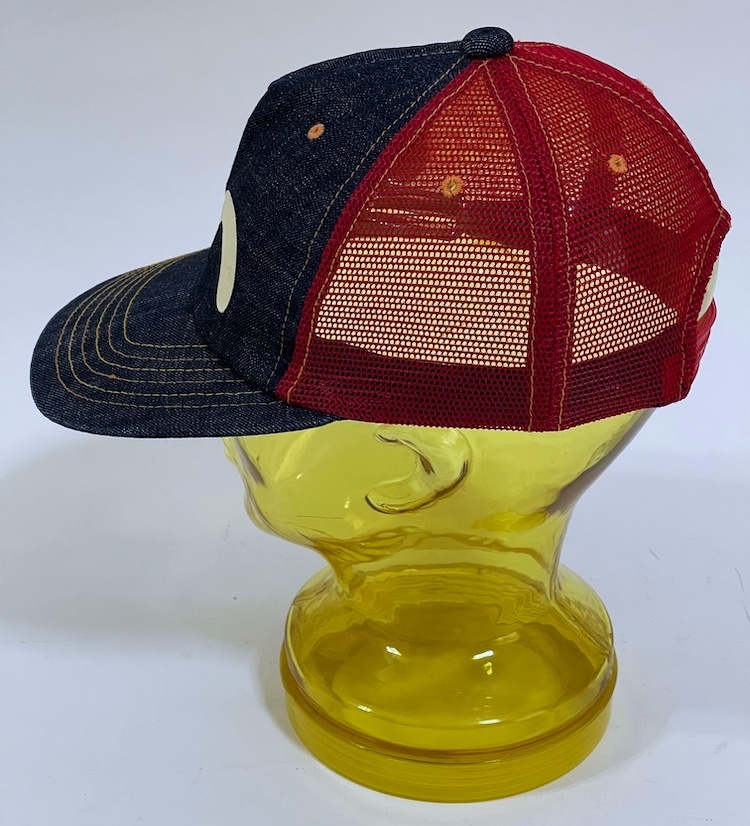 エヴィス EVISU カモメ かもめ デニム スナップバック メッシュ