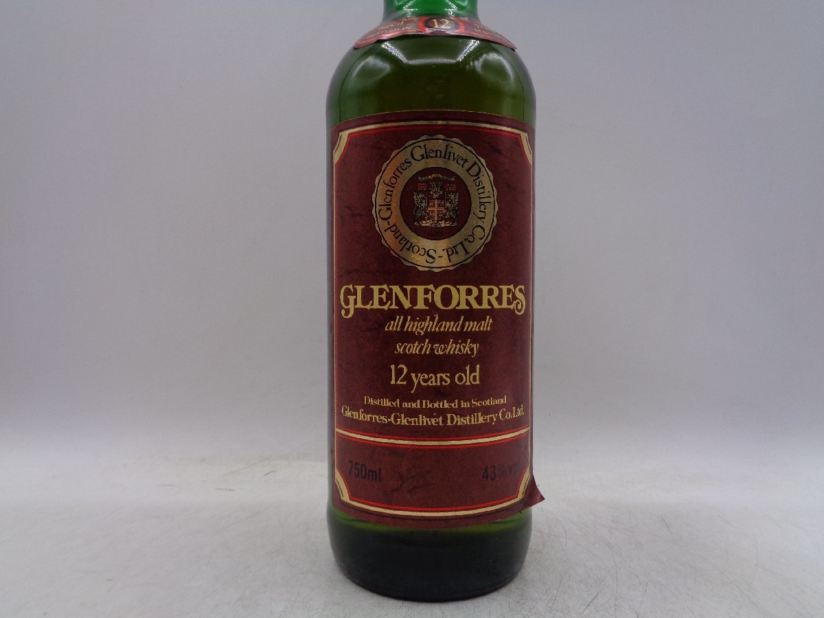 Glenforres グレンフォレス12年ウイスキー 750ml 同梱OK商品