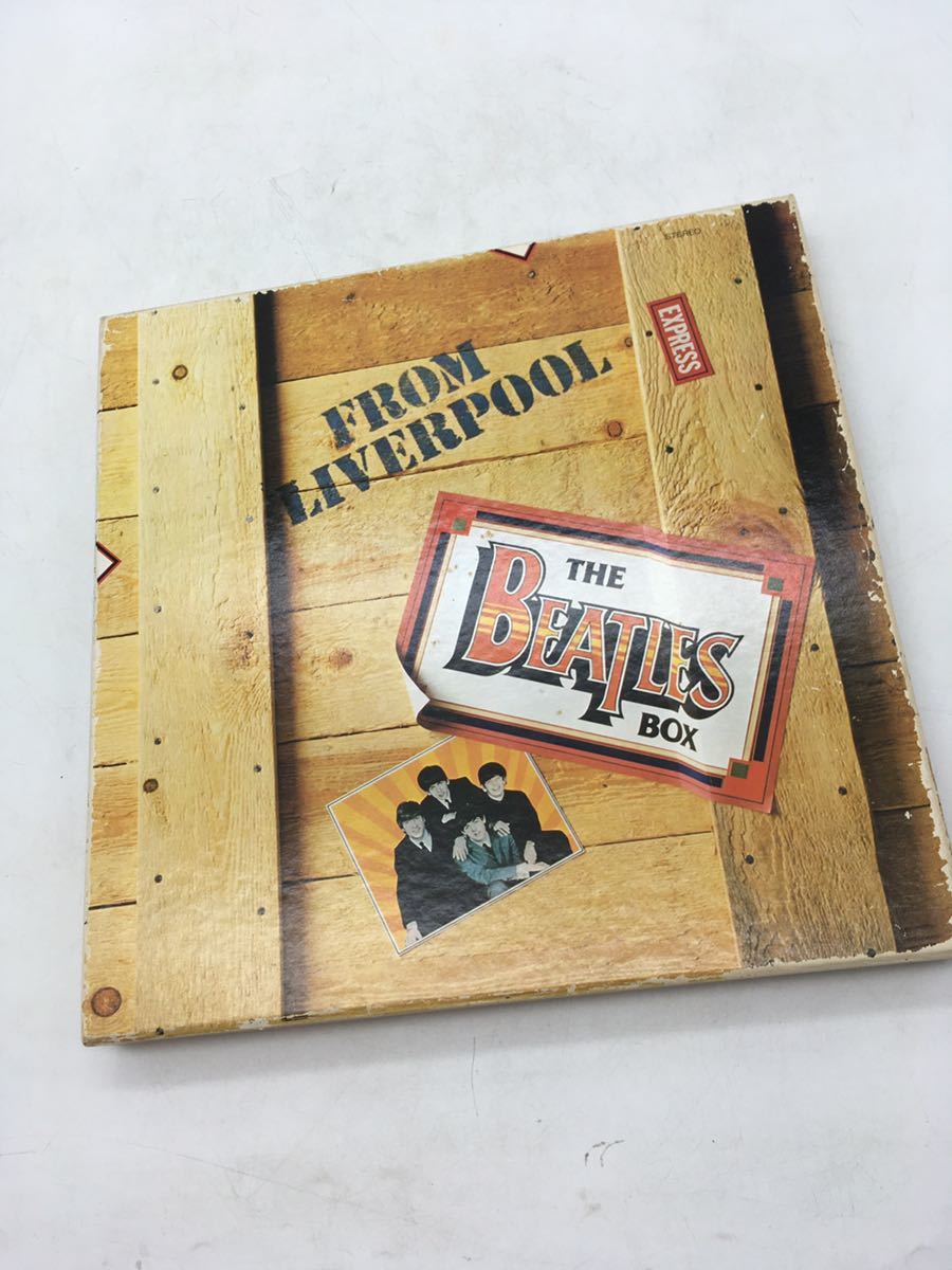 邦盤大型ポスター付ビートルズFrom LiverpoolBox8枚組レコード