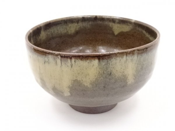 近重治太郎 小代焼 茶入 仕覆付 共箱 小岱焼 近重治太郎 作 肩衝茶入 共箱 仕覆(逢坂金襴） 茶道具 未使用