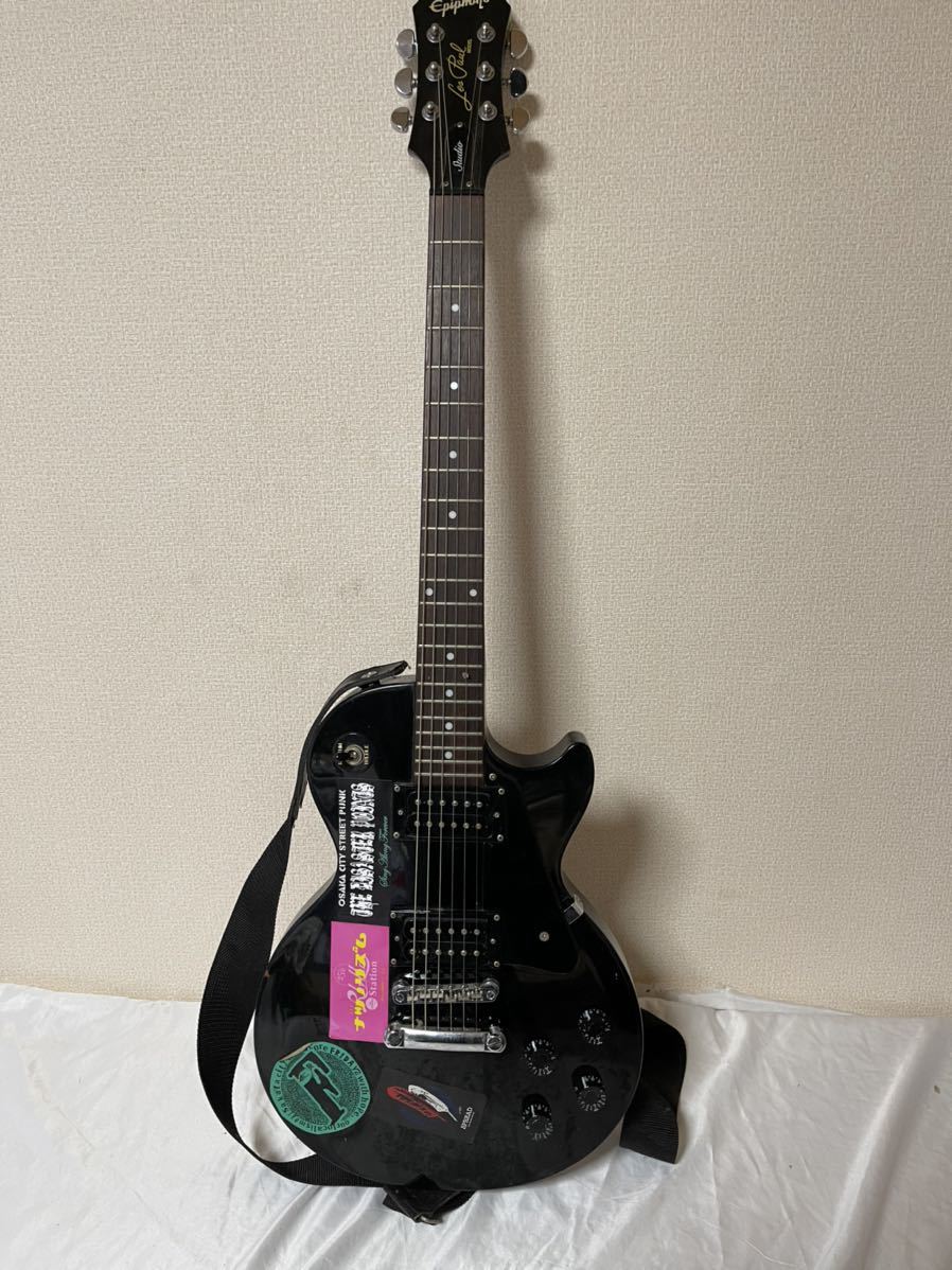Epiphone Les Paul studio ソフトケース付 Epiphone エピフォン Les Paul Studio model Black 黒 レスポール