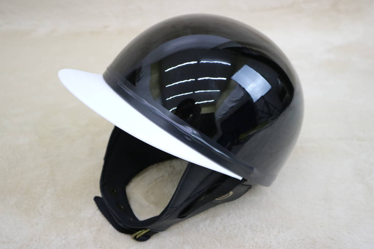 三つボタン コルク半 黒XL/ブラック ヘルメット 旧車會GS400暴走族 
