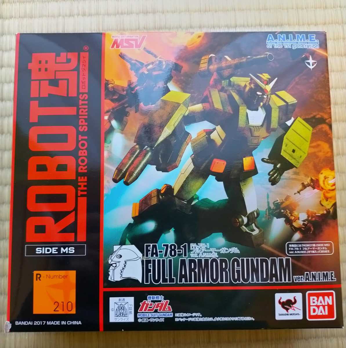 ROBOT魂 FA-78-1 フルアーマーガンダム ver. MS＞ ver 抽選販売＜SIDE A.N.I.M.E. 機動戦士ガンダム TAMASHII A.N.I.M.E NATIONS ガンダム RX-78-1 1円〜 未開封
