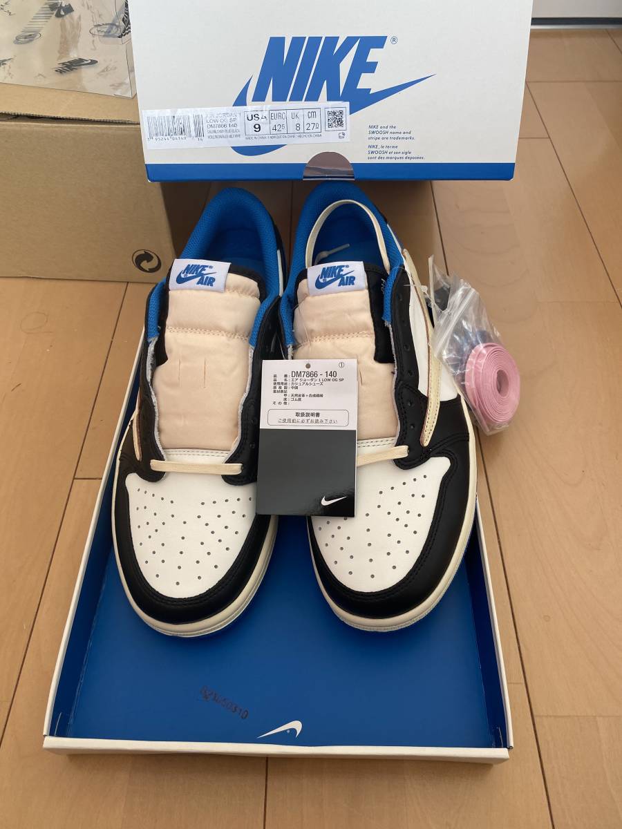 新品 未試着 新品 NIKE ナイキ TRAVIS SCOTT fragment AIR JORDAN 1 