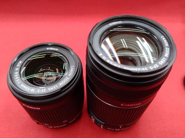 ジャンク 通電確認のみ 箱・説明書なし Canon EOS Kiss X7 WZKit EOS  