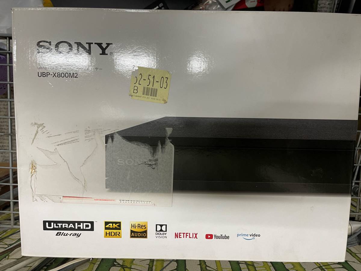 SONY 4K Ultra HD ブルーレイ再生機UBP-X800M2 中古動作品　送料無料 UBP-X800M2 SONY Ultra 美 Streaming 店長