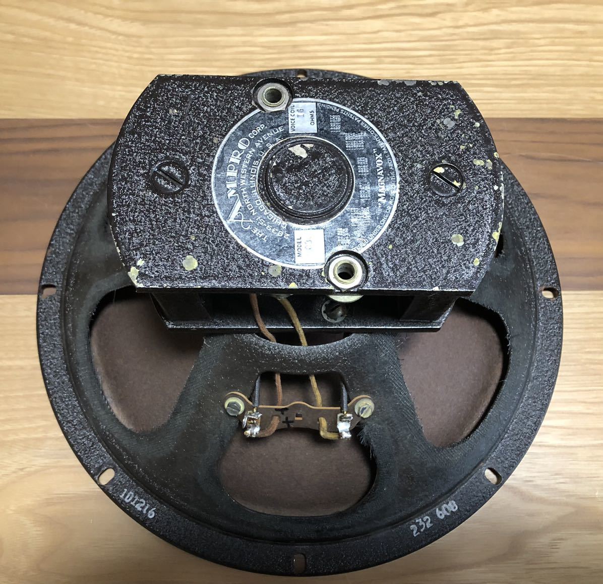 長*一様 アメリカ 1920-30年代製 Magna マグナ 上蓋裏 反響装置式