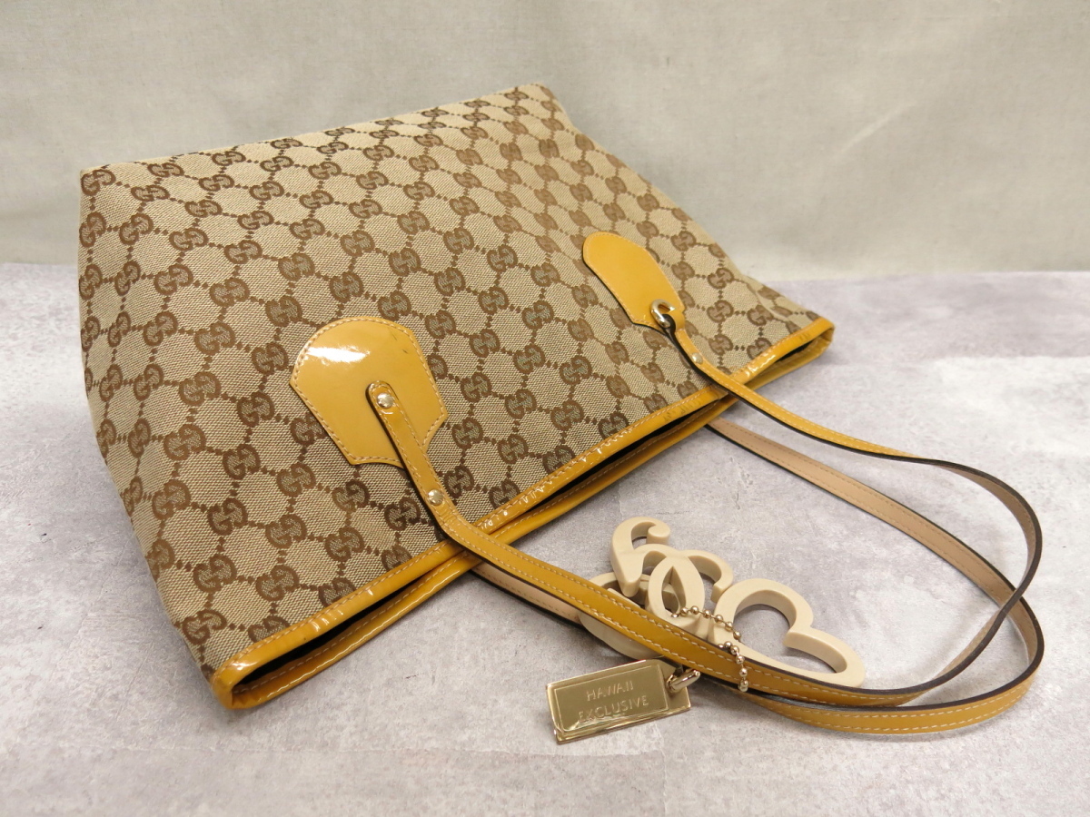 ○超美品○GUCCI グッチ○ハワイ限定○ジョリー○GG キャンバス 