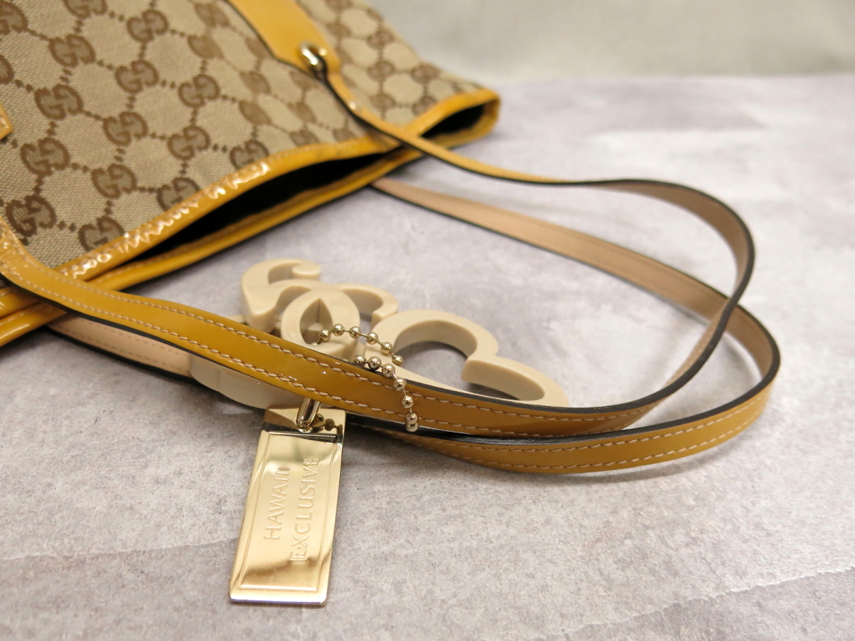 ○超美品○GUCCI グッチ○ハワイ限定○ジョリー○GG キャンバス 