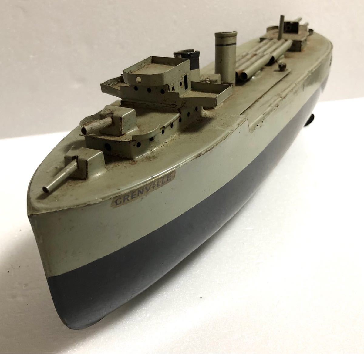 当時物 イギリス製 駆逐艦 船 グレンビル・イギリス海軍