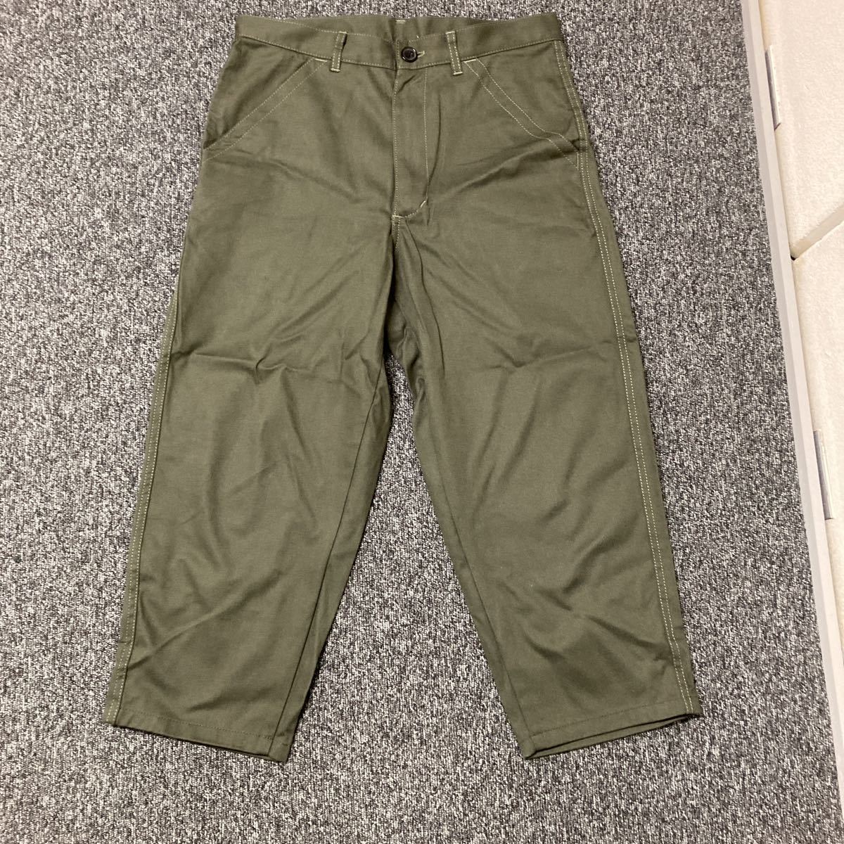 1円〜20SS COMME des GARCONS SHIRT Pants/コットンパンツ/カーキ 
