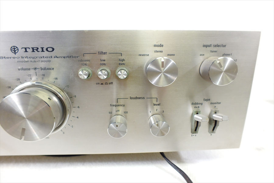 ◇ TRIO トリオ KA-7300D プリメインアンプ 取扱説明書有り 中古 現状