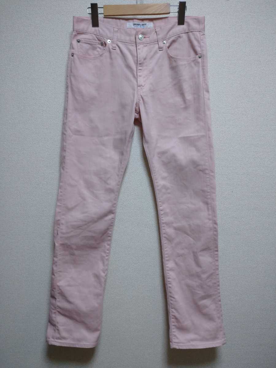 ユニクロ メンズ デニム パンツ ズボン ボトム ピンク カラーパンツ ライトウエイト 31インチ カジュアル W31 売買されたオークション情報 Yahooの商品情報をアーカイブ公開 オークファン Aucfan Com